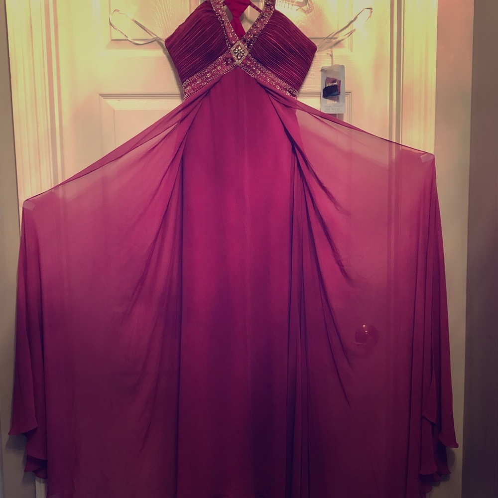 Alyce Paris Designs Prom Pageant Dress Magenta 4
